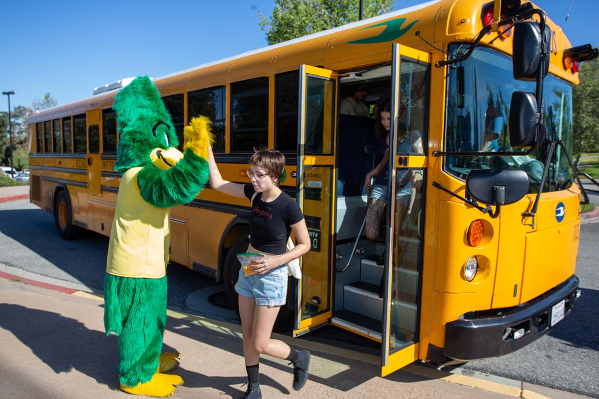 People enjoying Senior Day