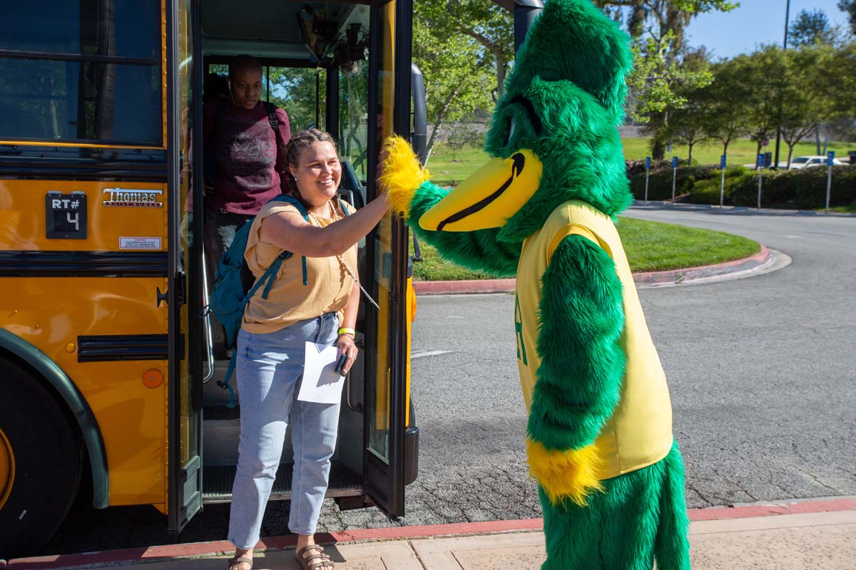 People enjoying Senior Day