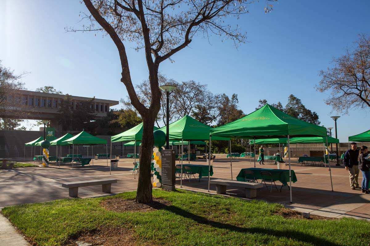 People enjoying Senior Day