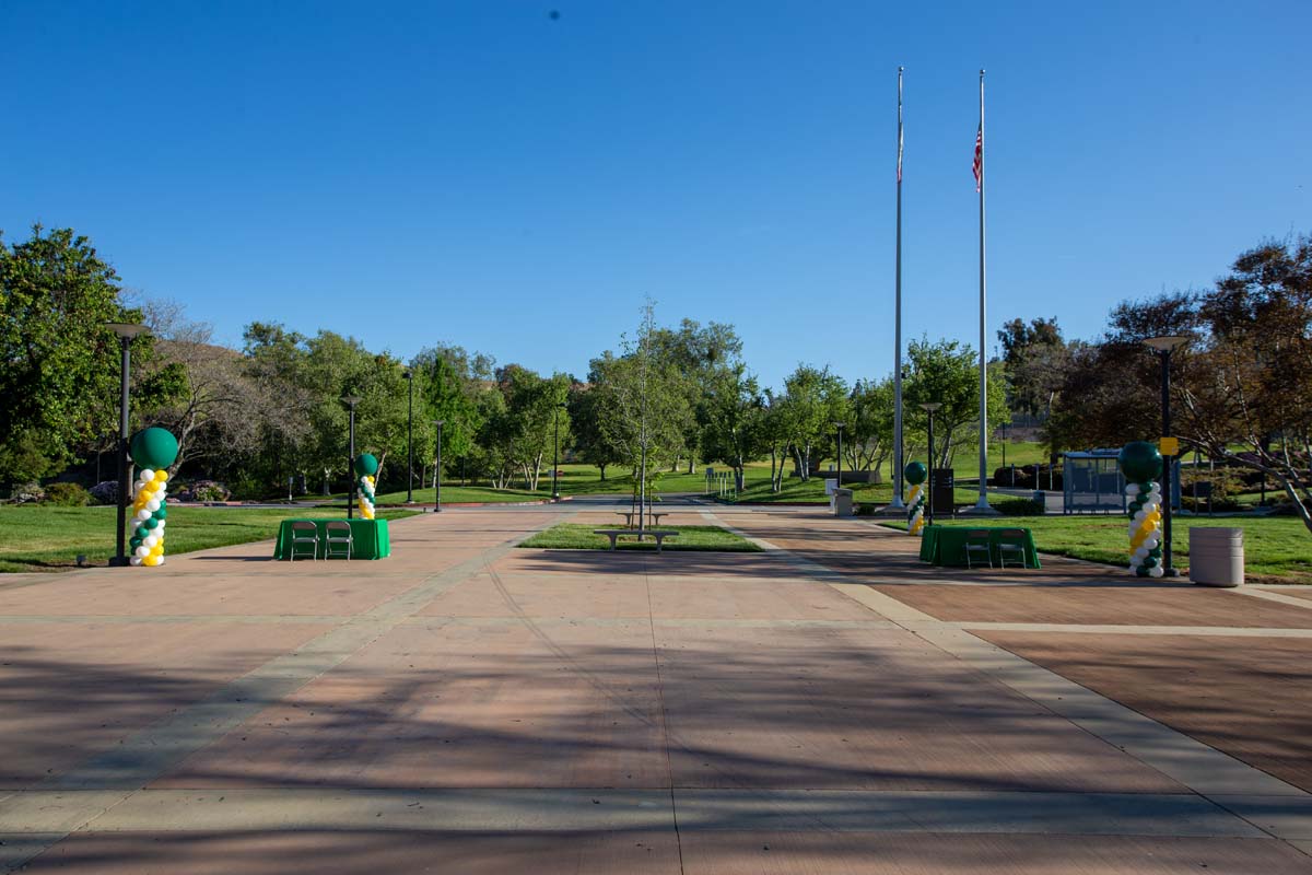 People enjoying Senior Day