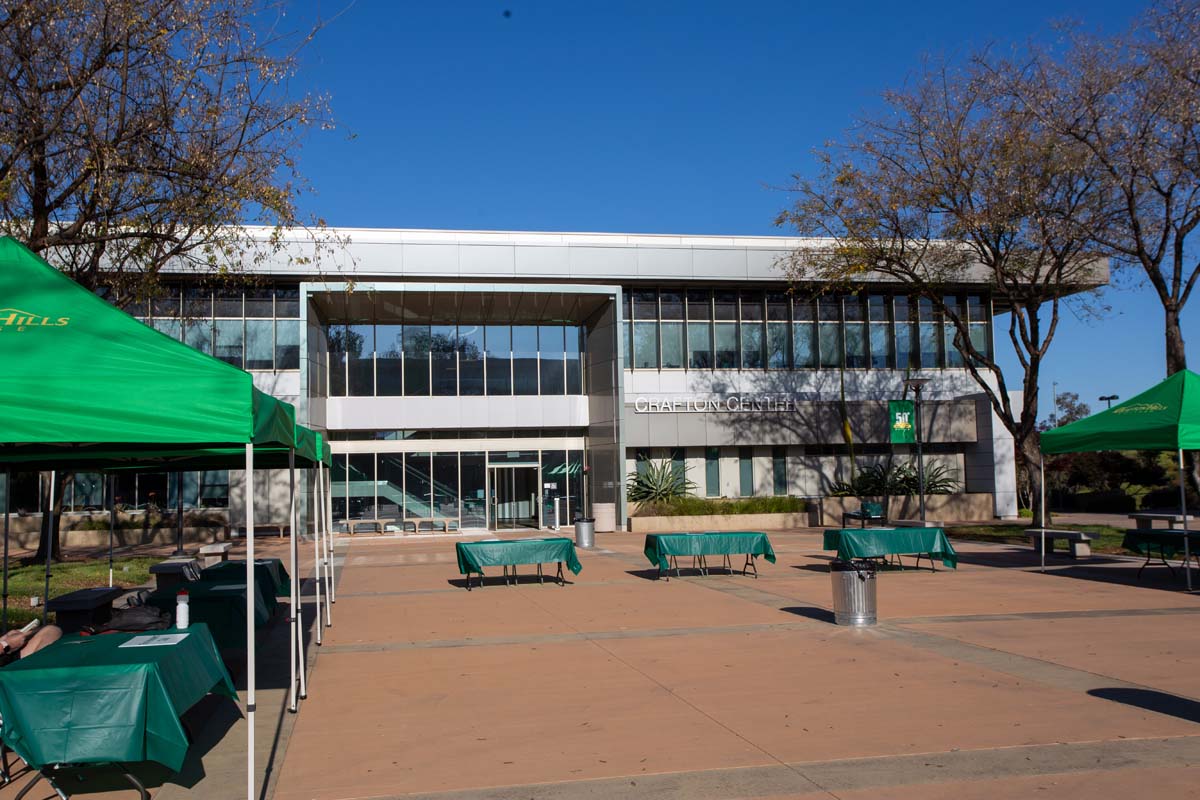 People enjoying Senior Day