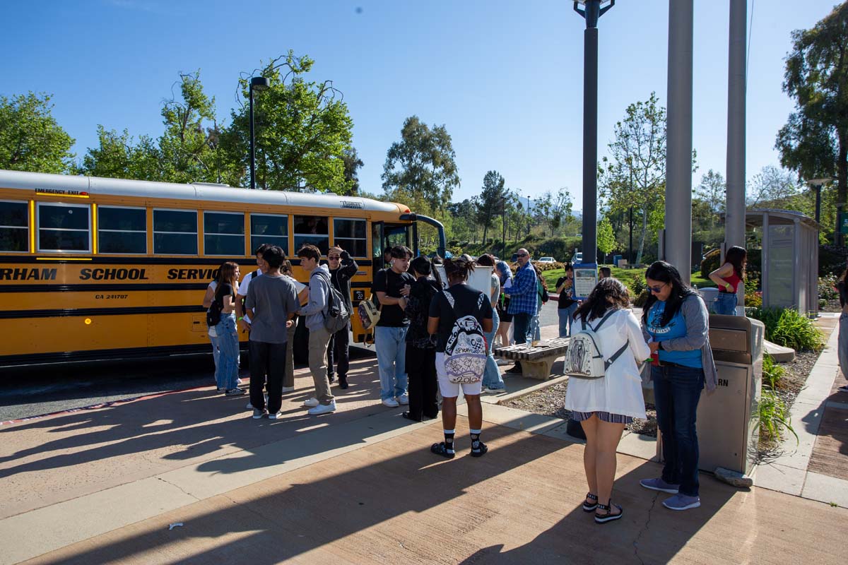 People enjoying Senior Day