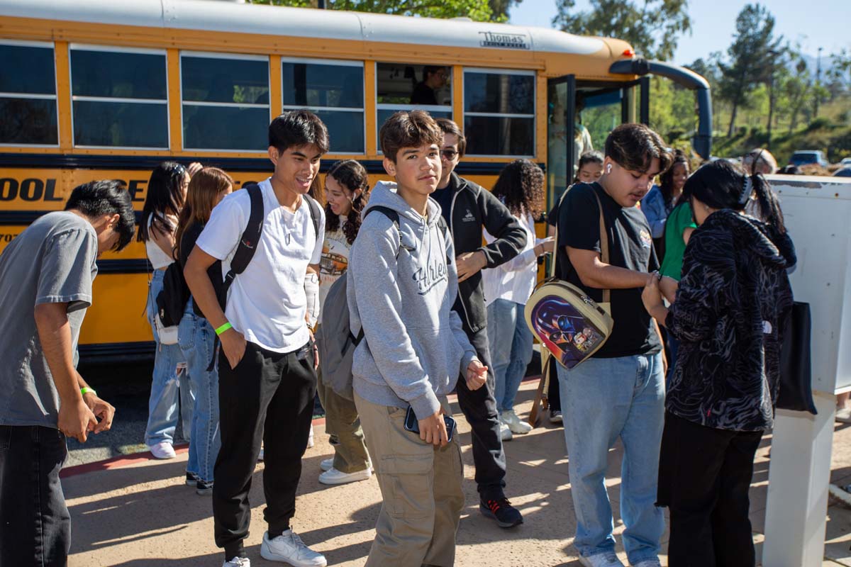 People enjoying Senior Day