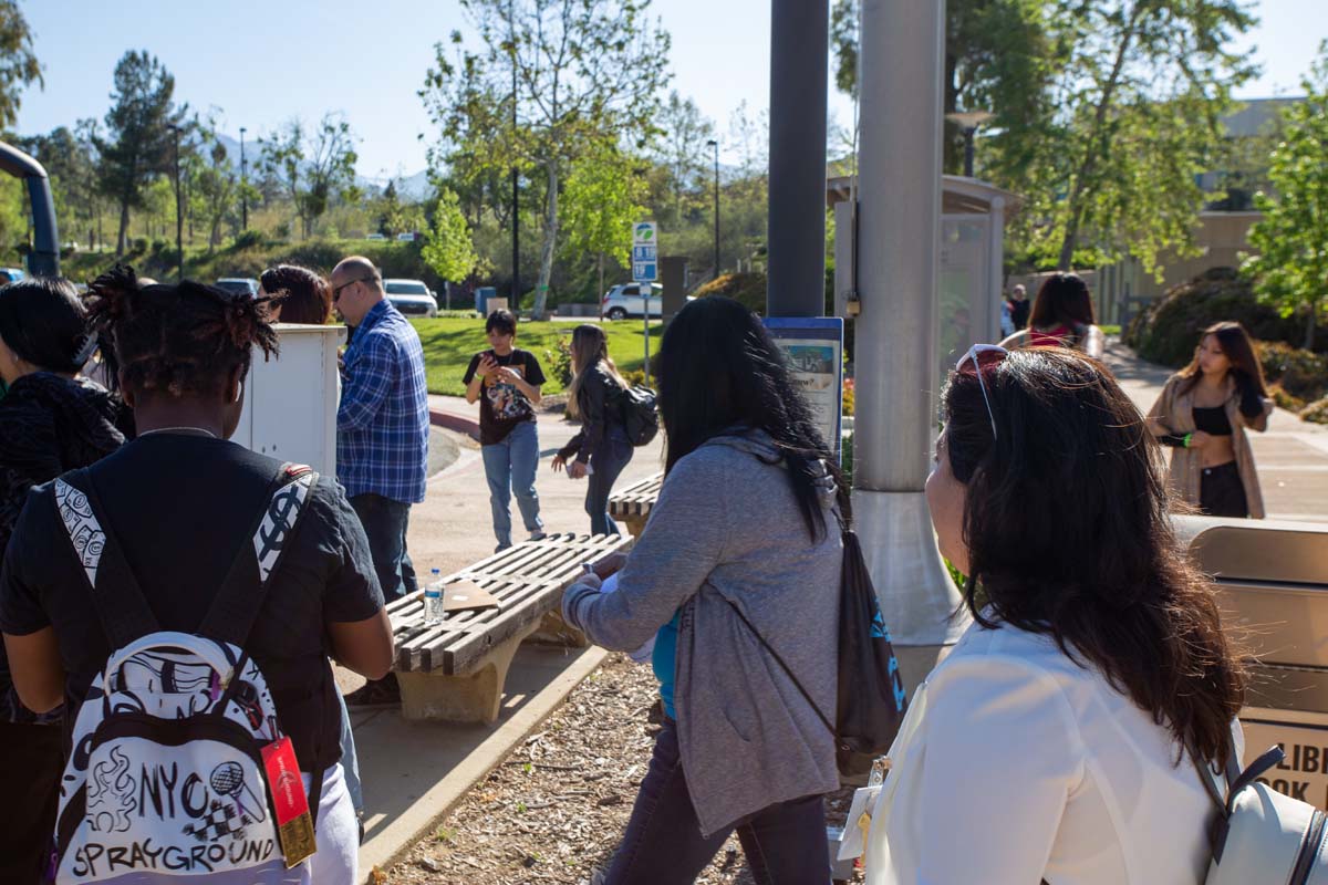 People enjoying Senior Day