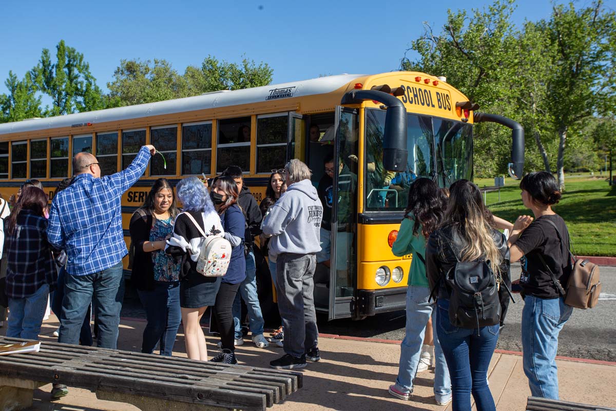 People enjoying Senior Day