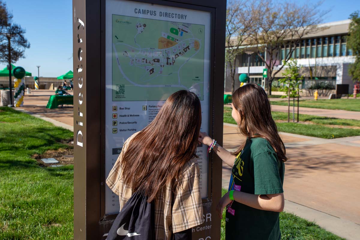 People enjoying Senior Day