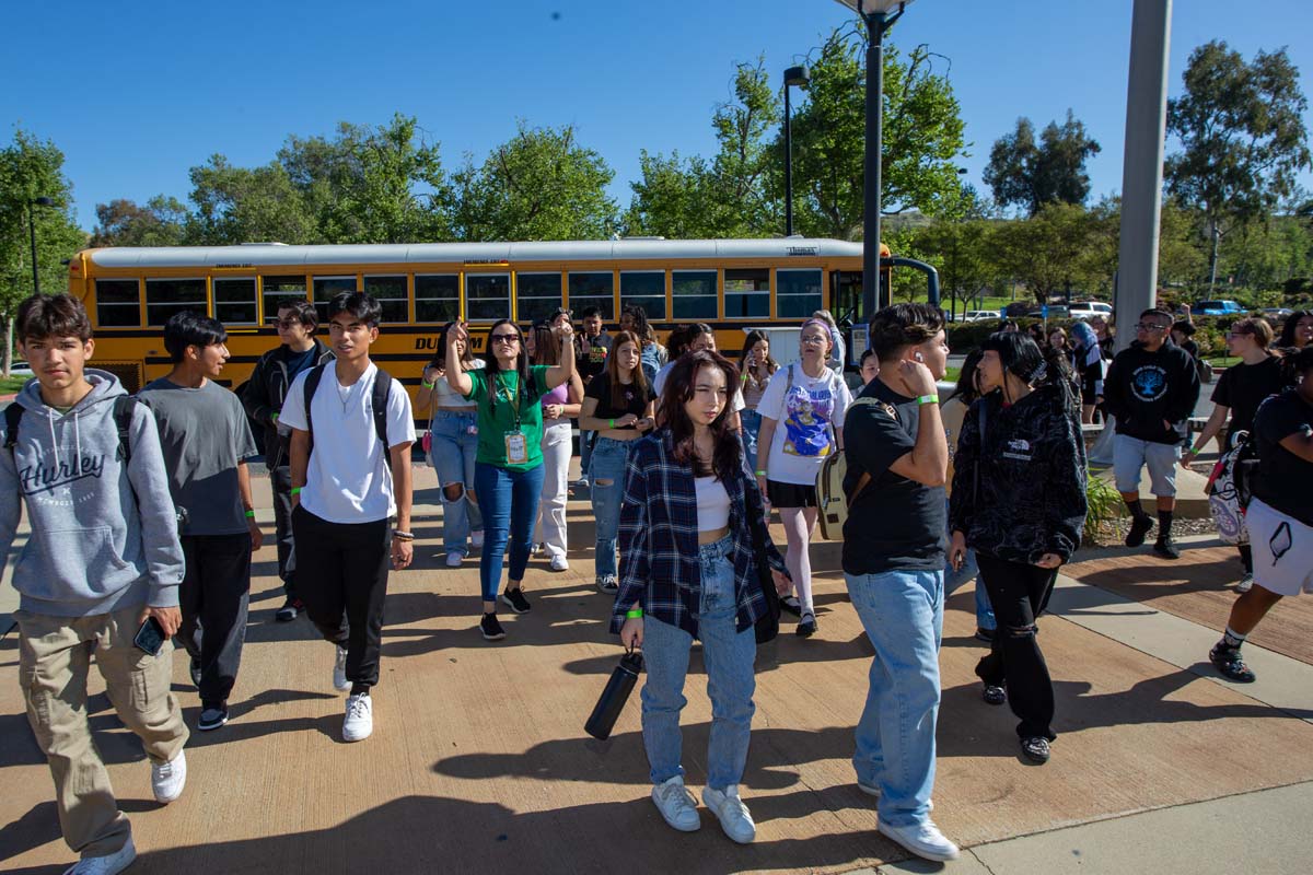People enjoying Senior Day