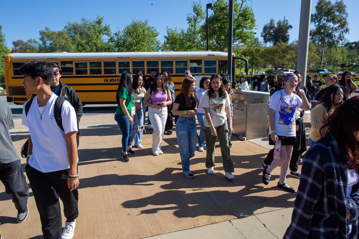 People enjoying Senior Day
