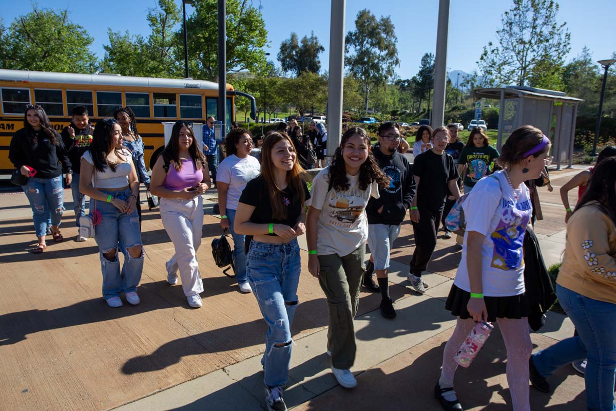 People enjoying Senior Day
