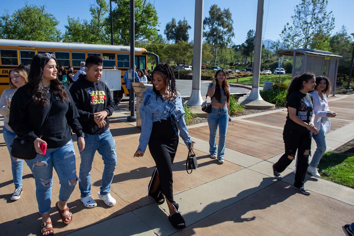 People enjoying Senior Day