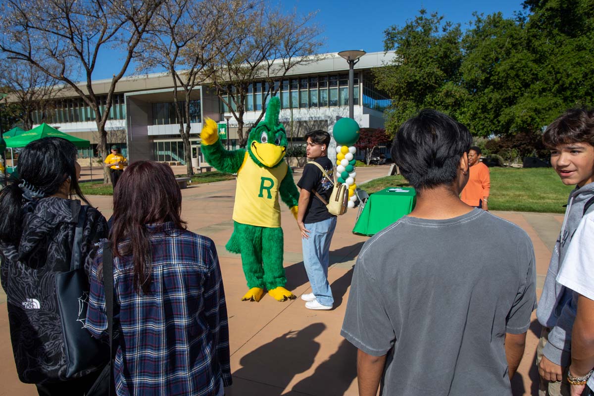 People enjoying Senior Day