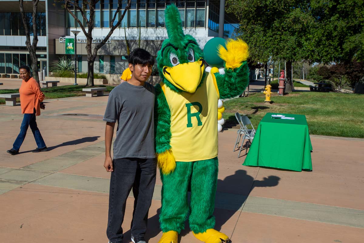 People enjoying Senior Day