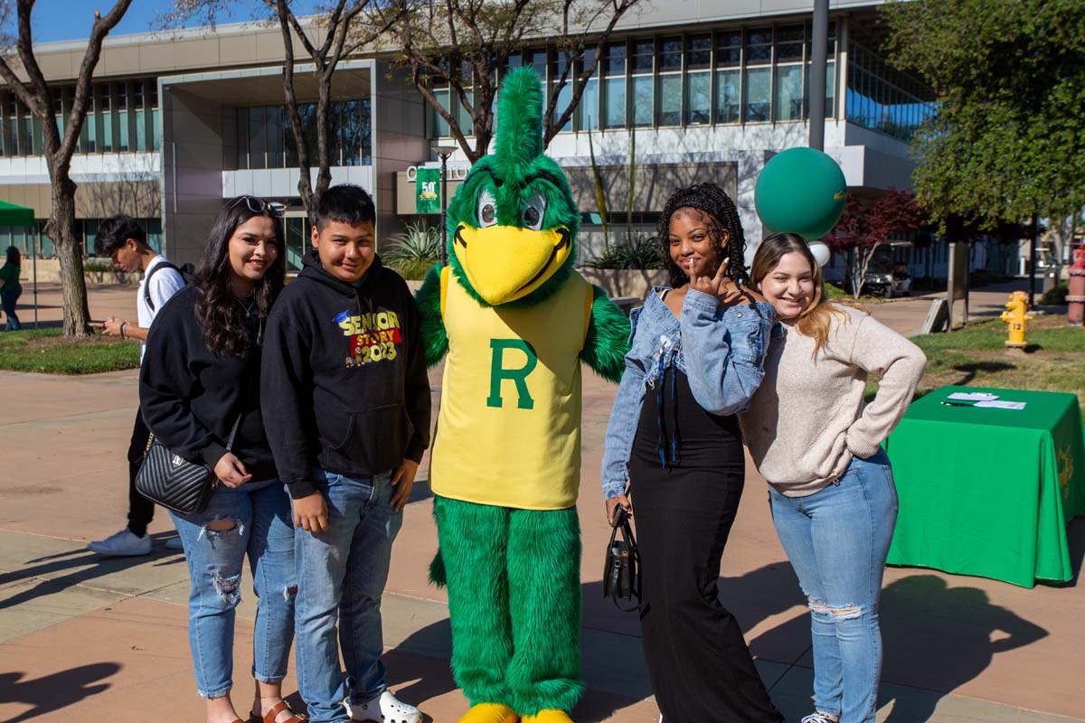 People enjoying Senior Day