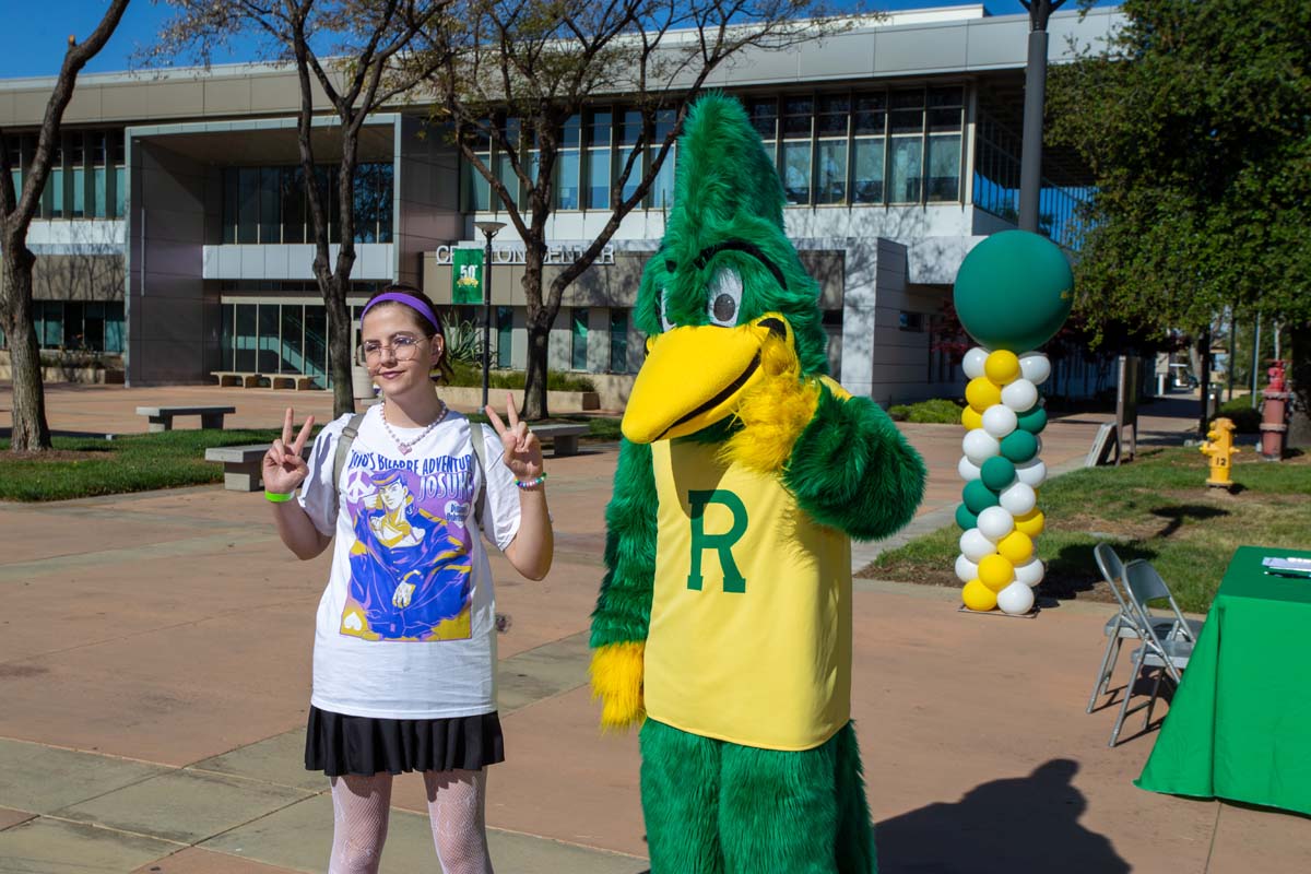 People enjoying Senior Day