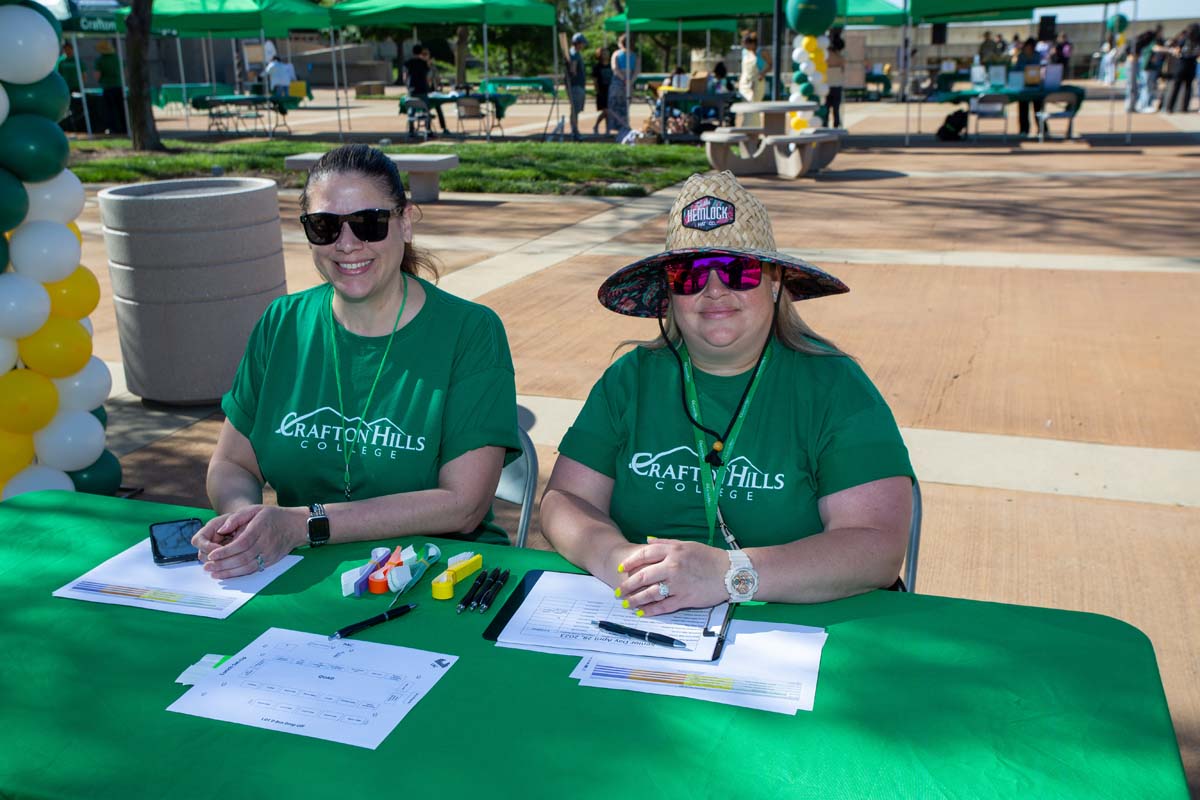 People enjoying Senior Day