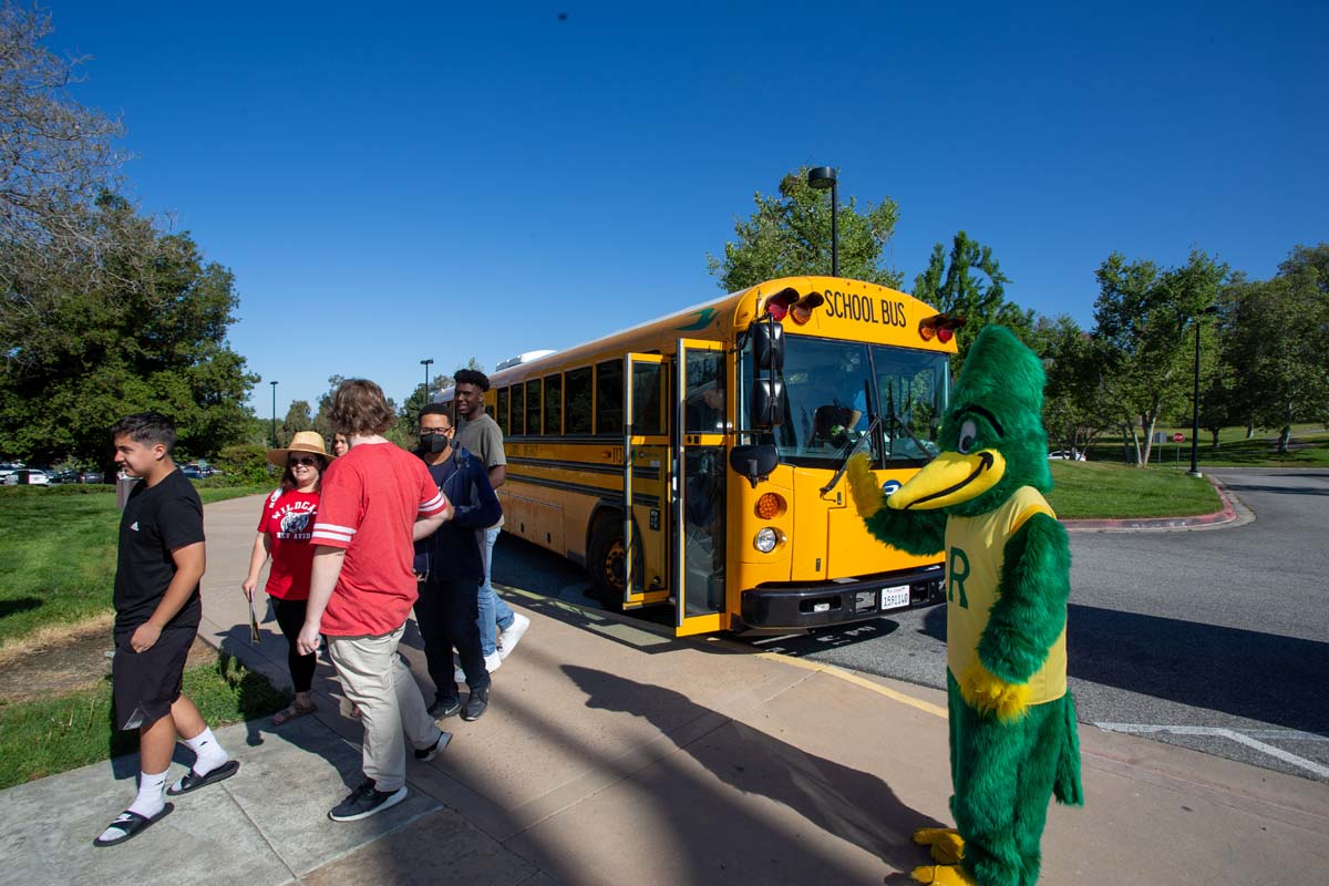 People enjoying Senior Day