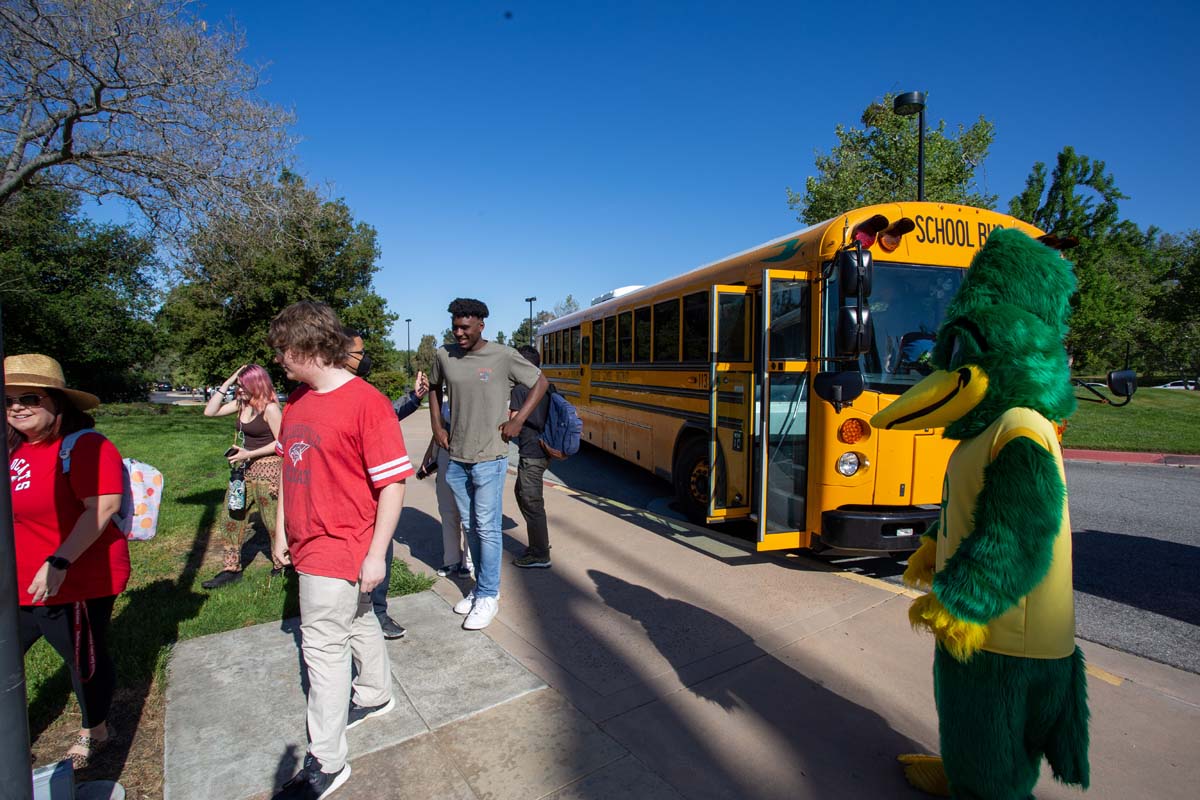 People enjoying Senior Day