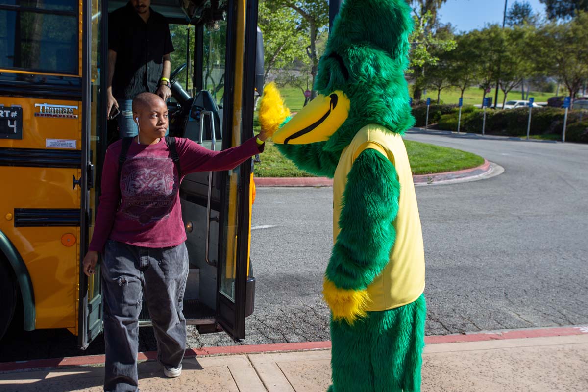 People enjoying Senior Day