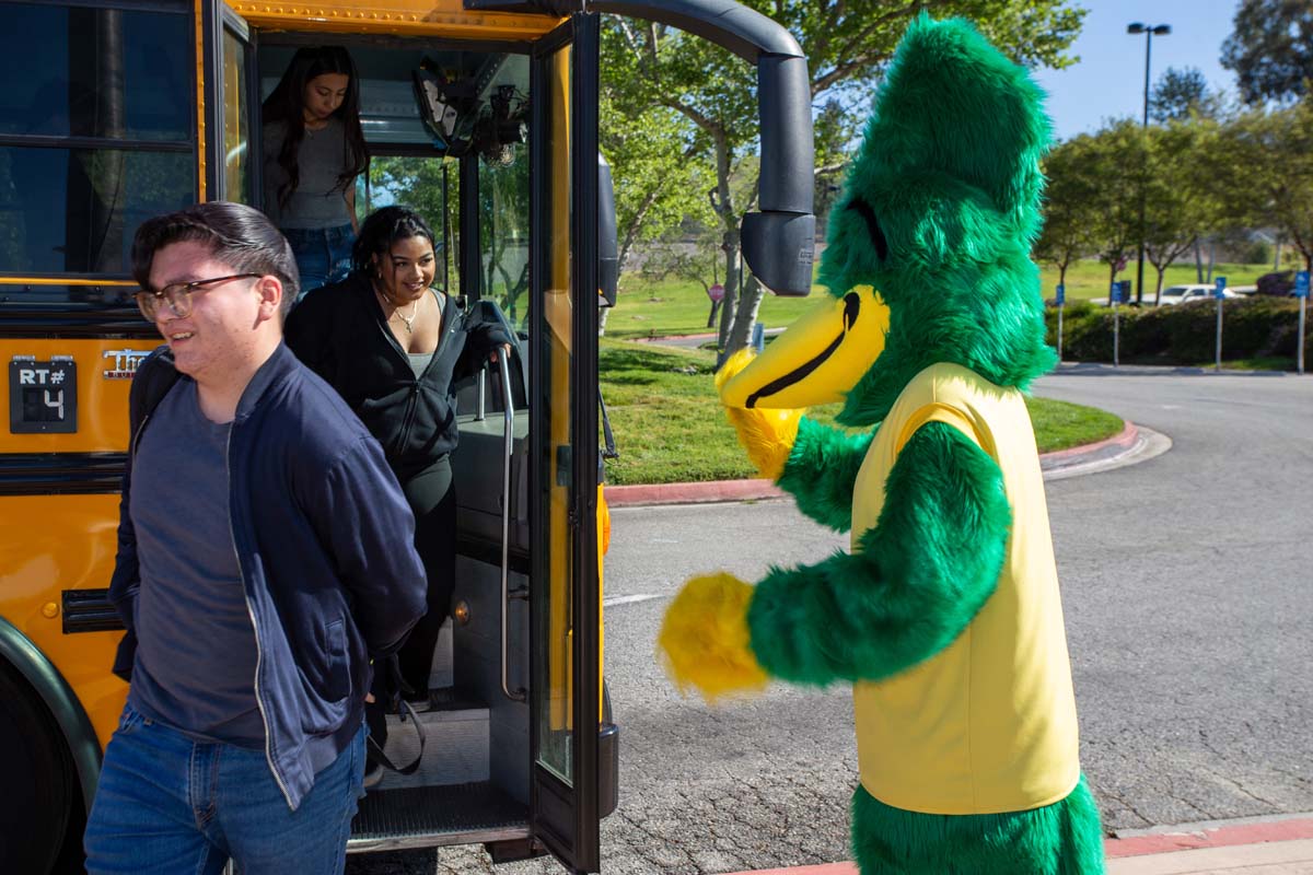People enjoying Senior Day