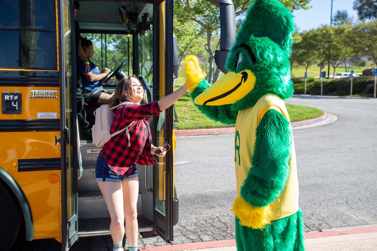 People enjoying Senior Day