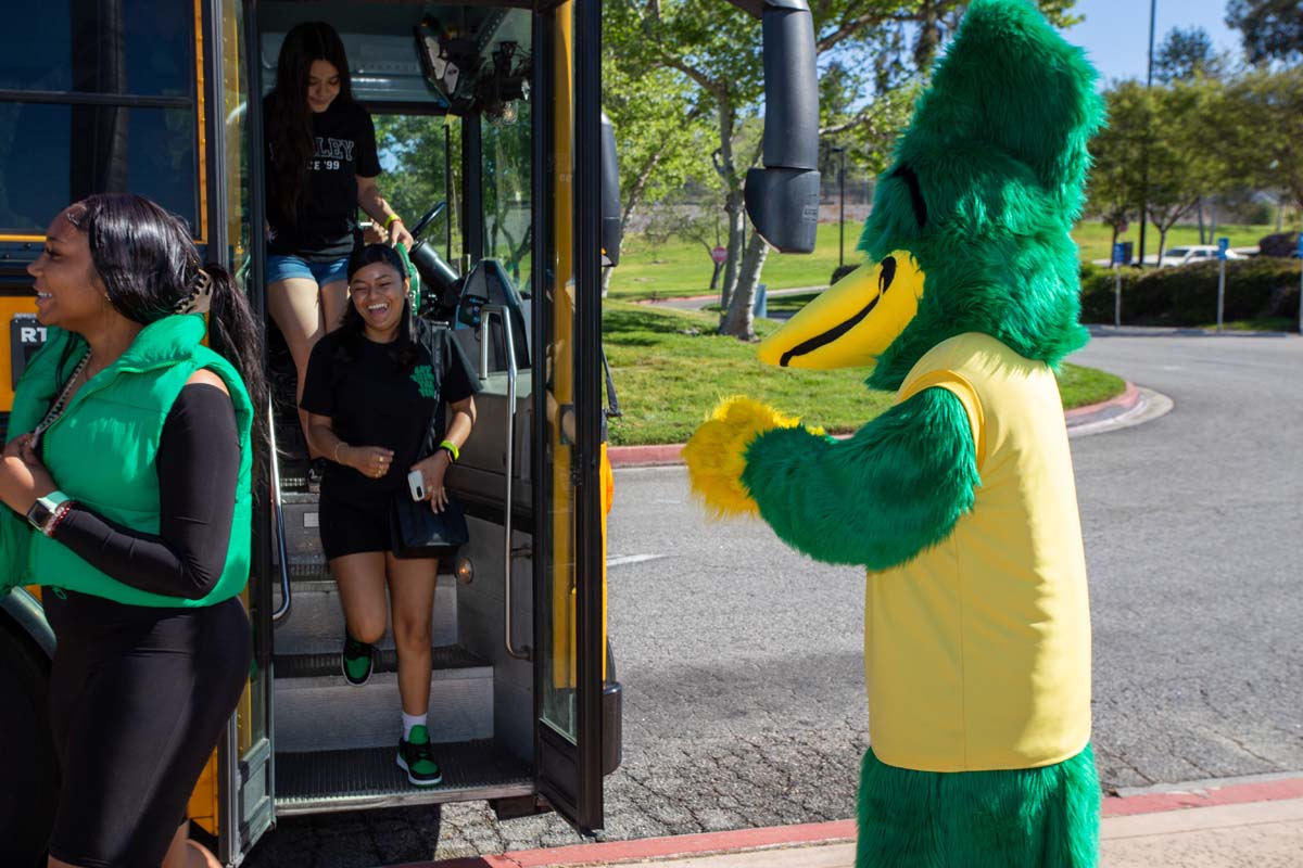 People enjoying Senior Day