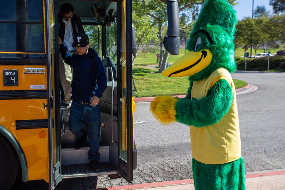 People enjoying Senior Day