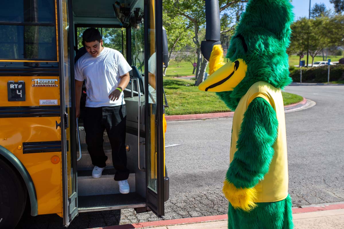 People enjoying Senior Day