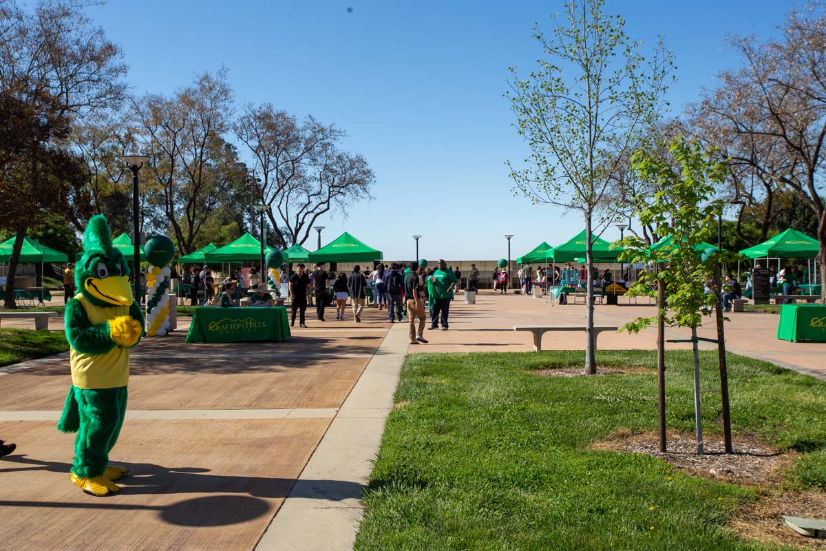 People enjoying Senior Day