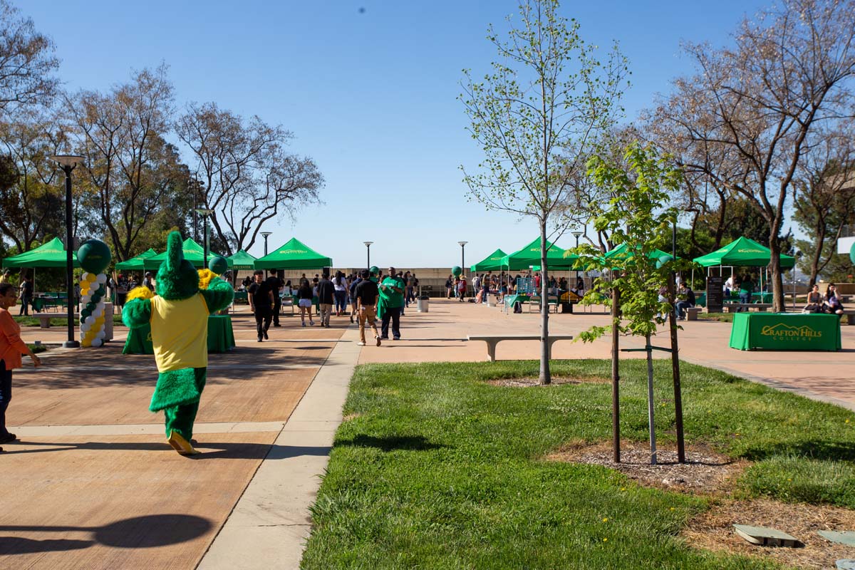 People enjoying Senior Day