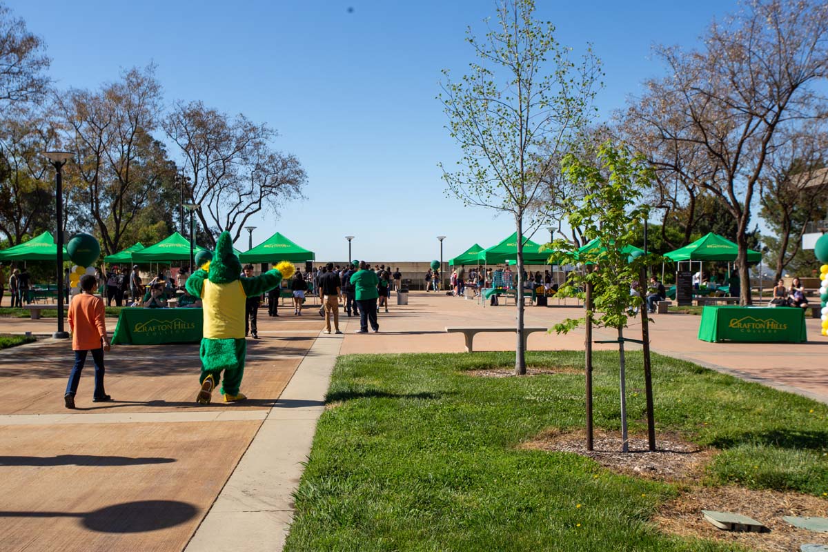 People enjoying Senior Day