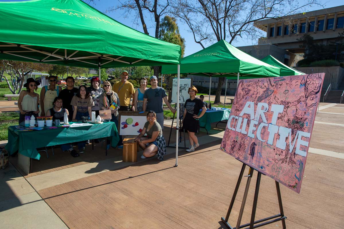 People enjoying Senior Day