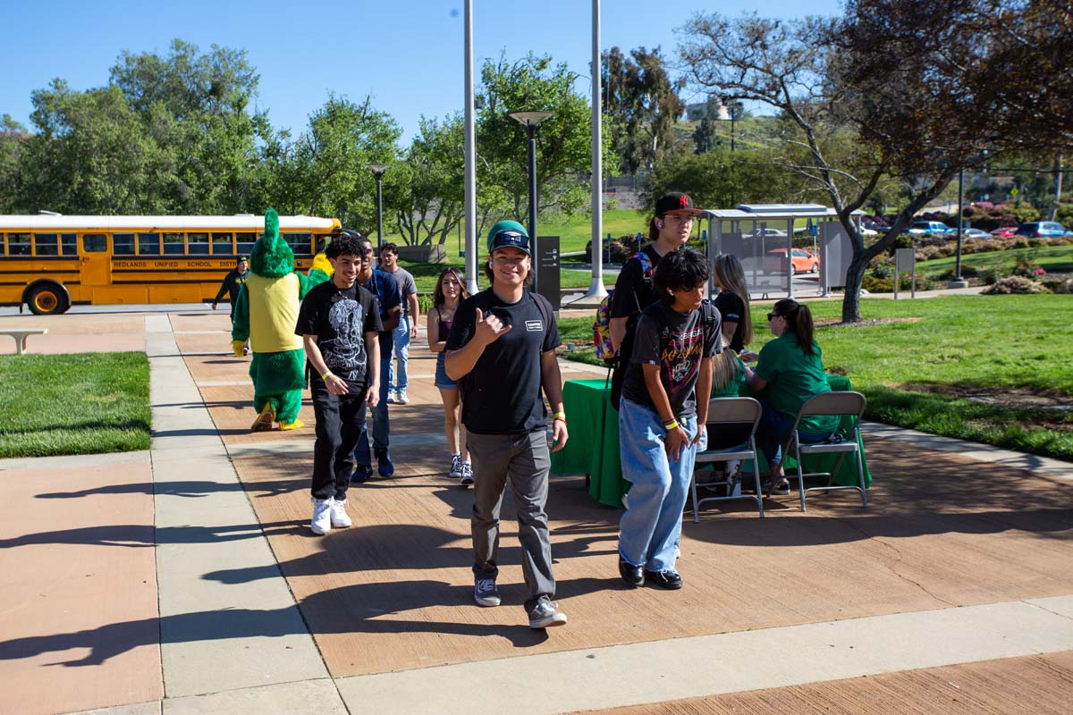 People enjoying Senior Day