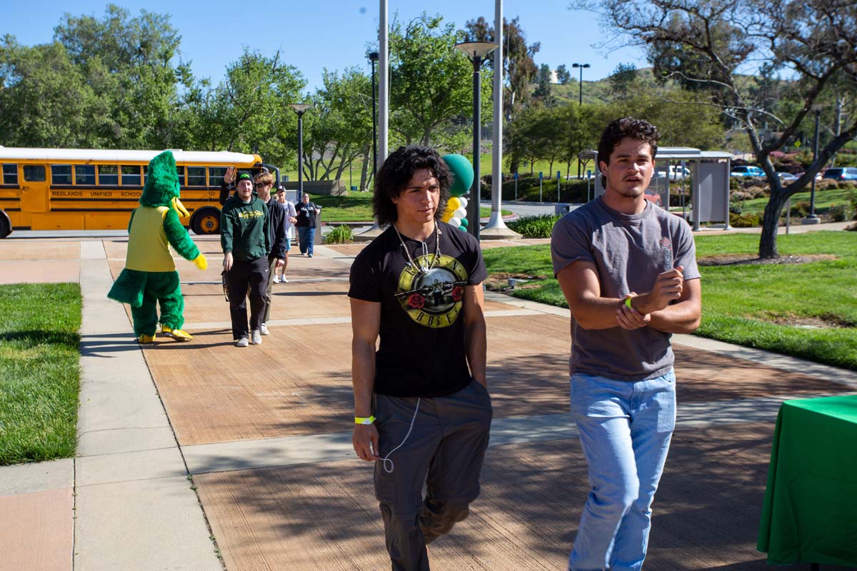 People enjoying Senior Day