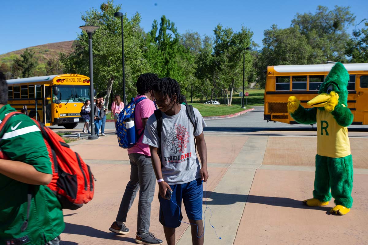 People enjoying Senior Day