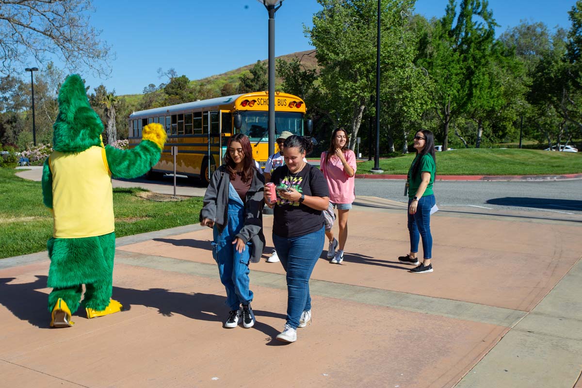 People enjoying Senior Day