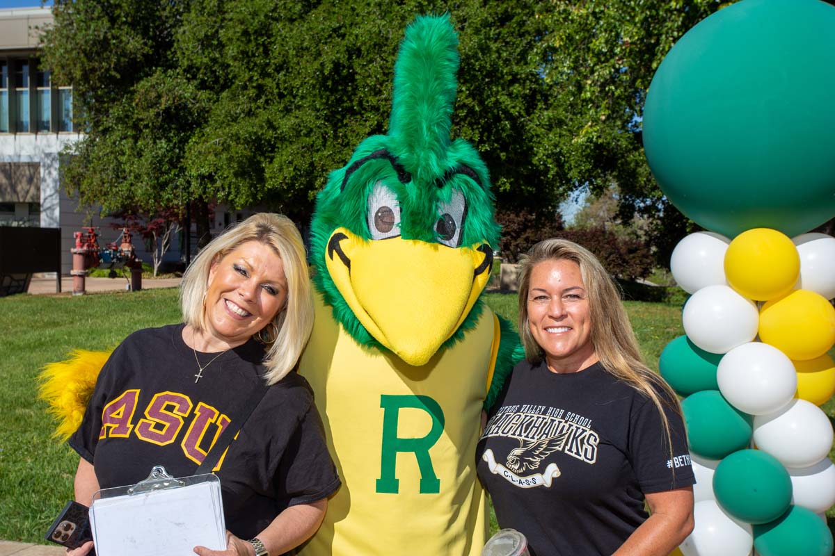 People enjoying Senior Day