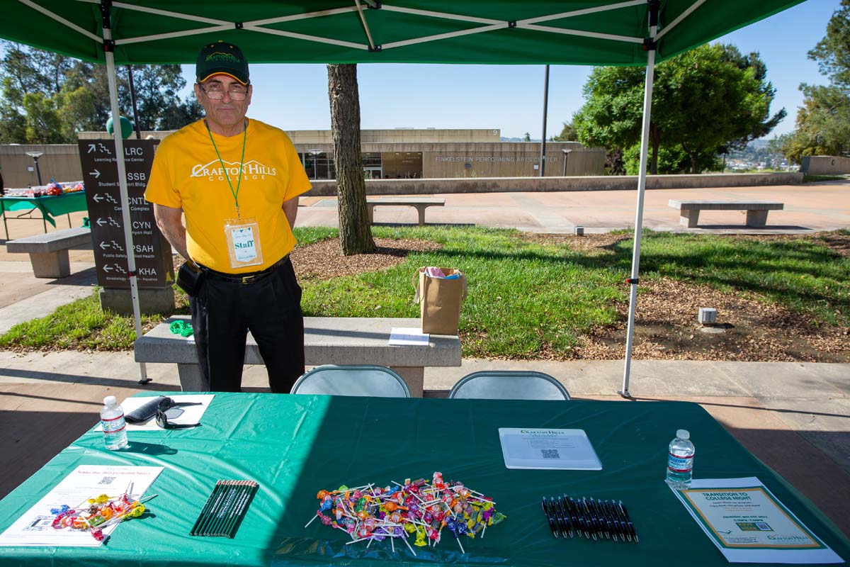 People enjoying Senior Day