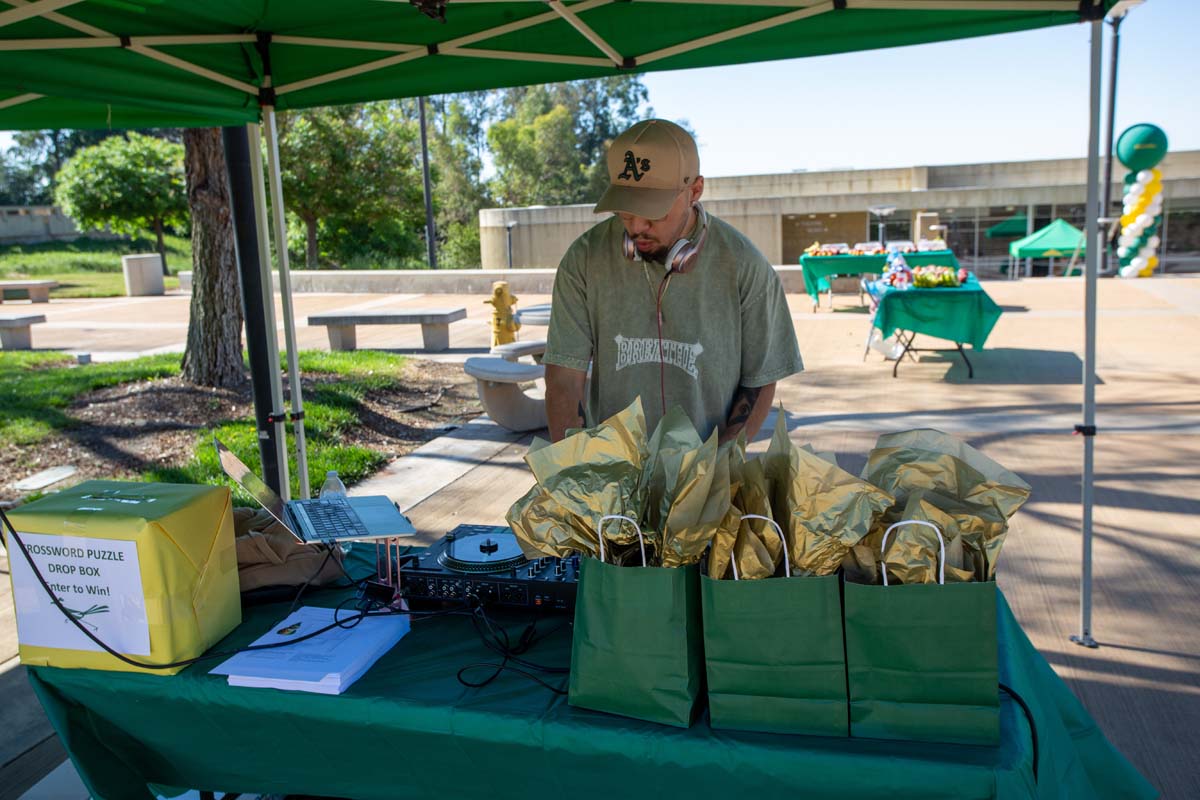 People enjoying Senior Day