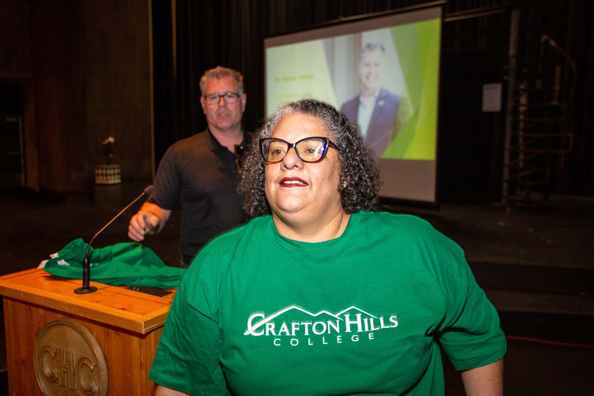 People enjoying Senior Day