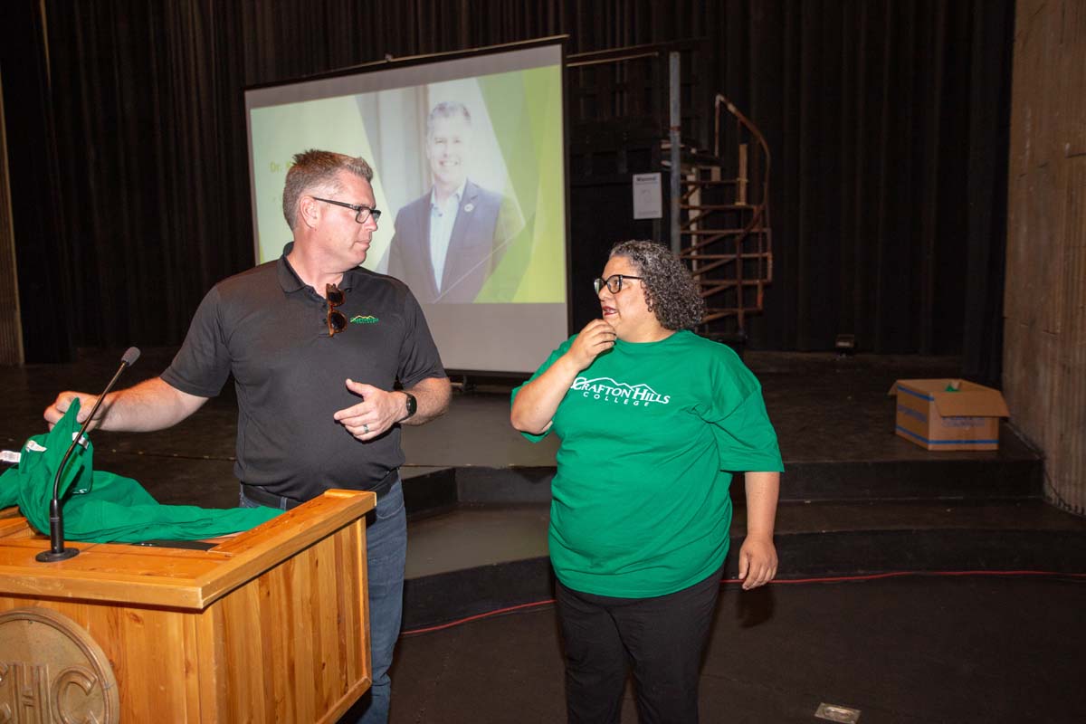 People enjoying Senior Day