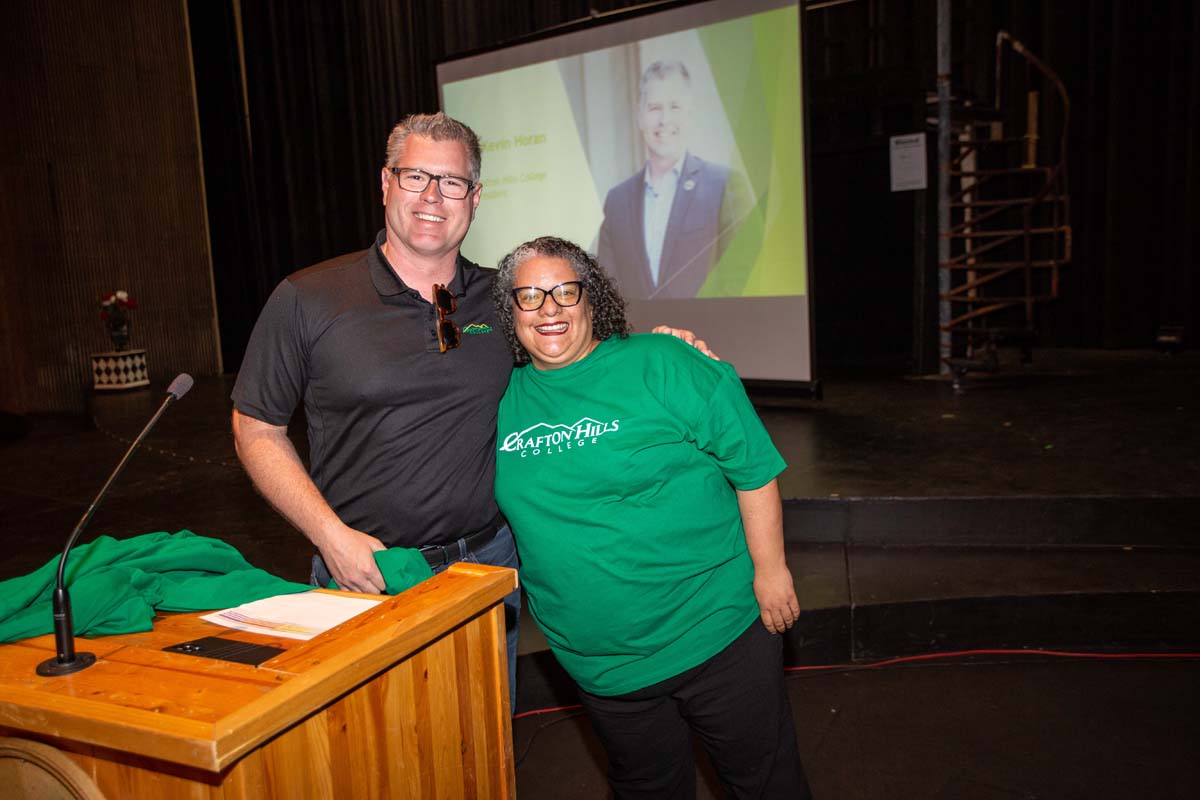 People enjoying Senior Day