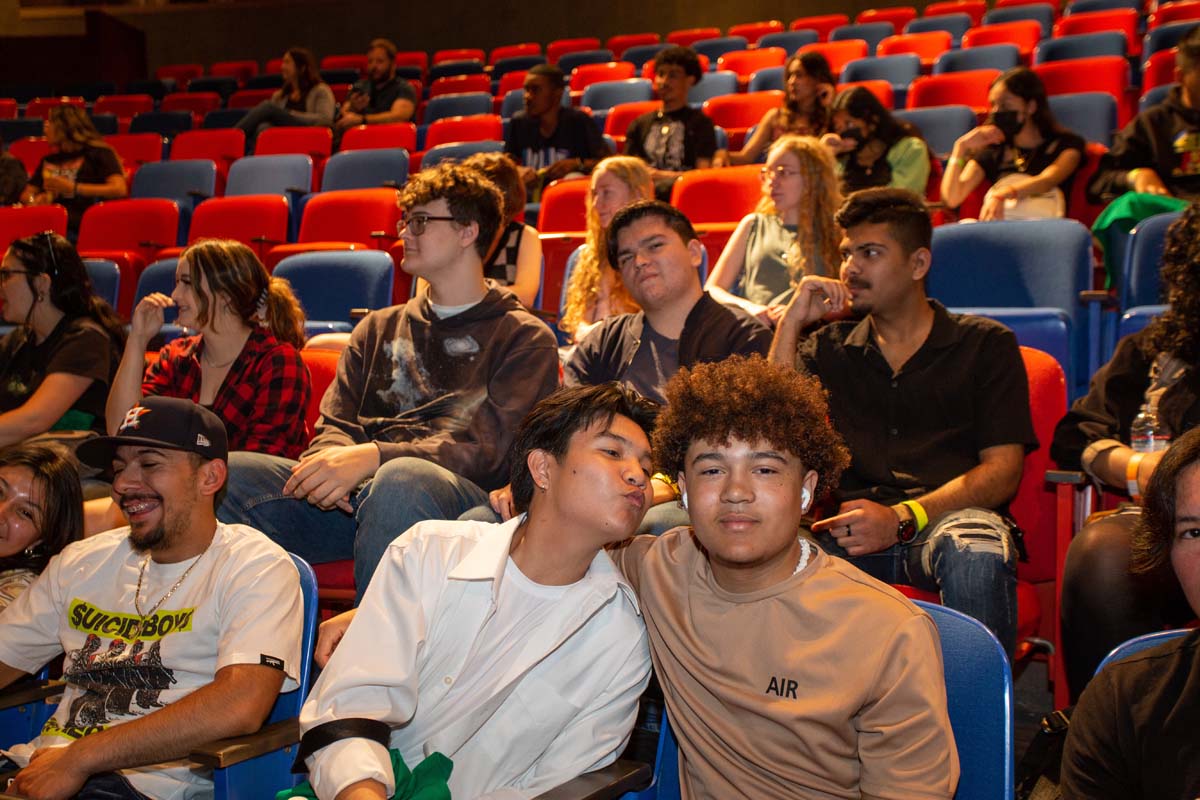 People enjoying Senior Day