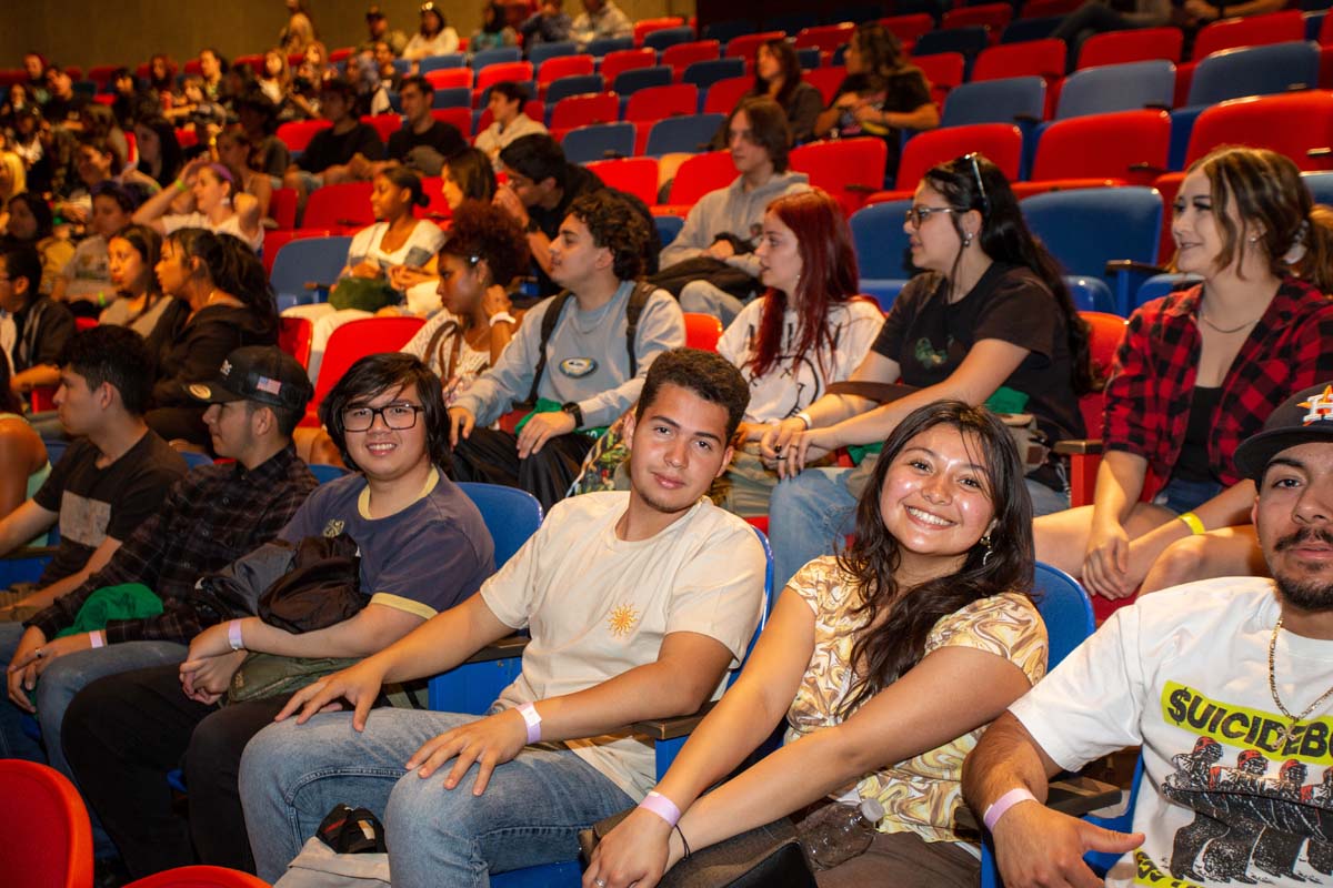 People enjoying Senior Day