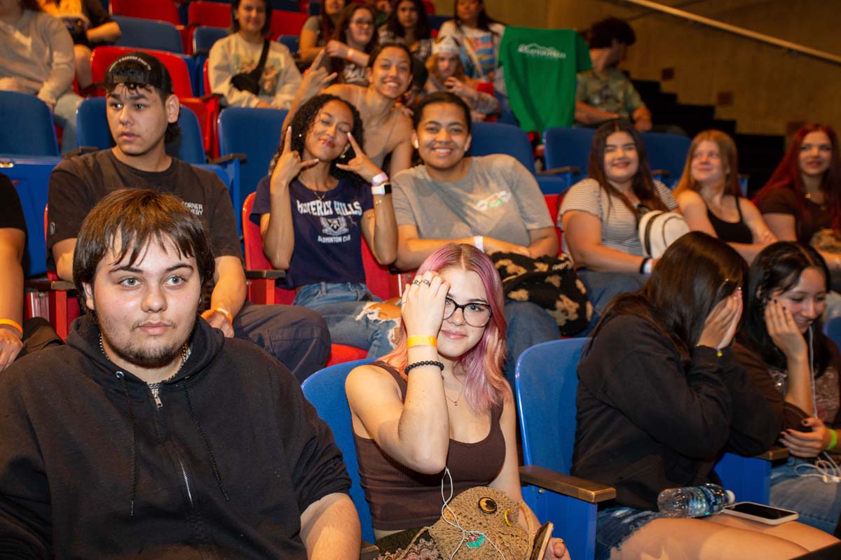 People enjoying Senior Day