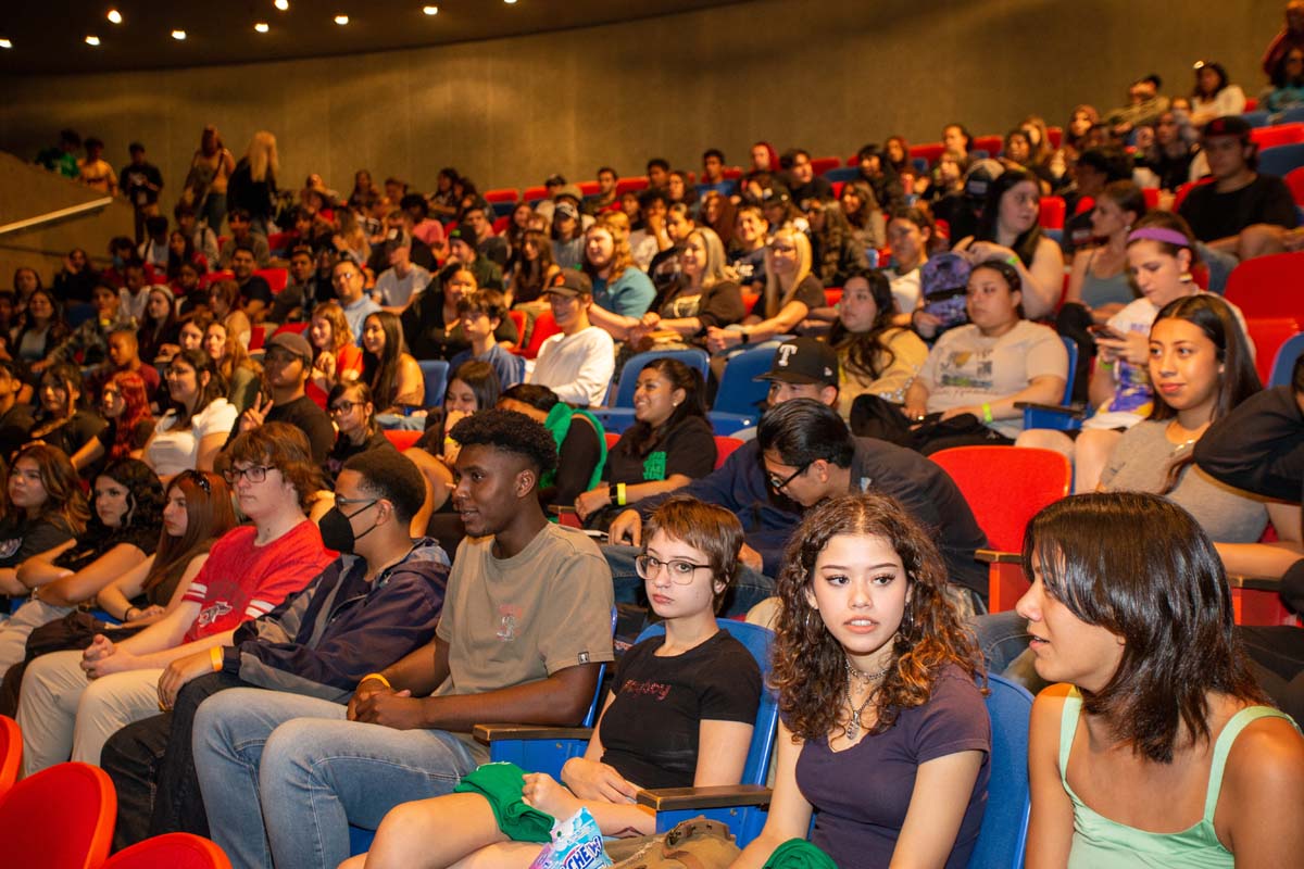 People enjoying Senior Day