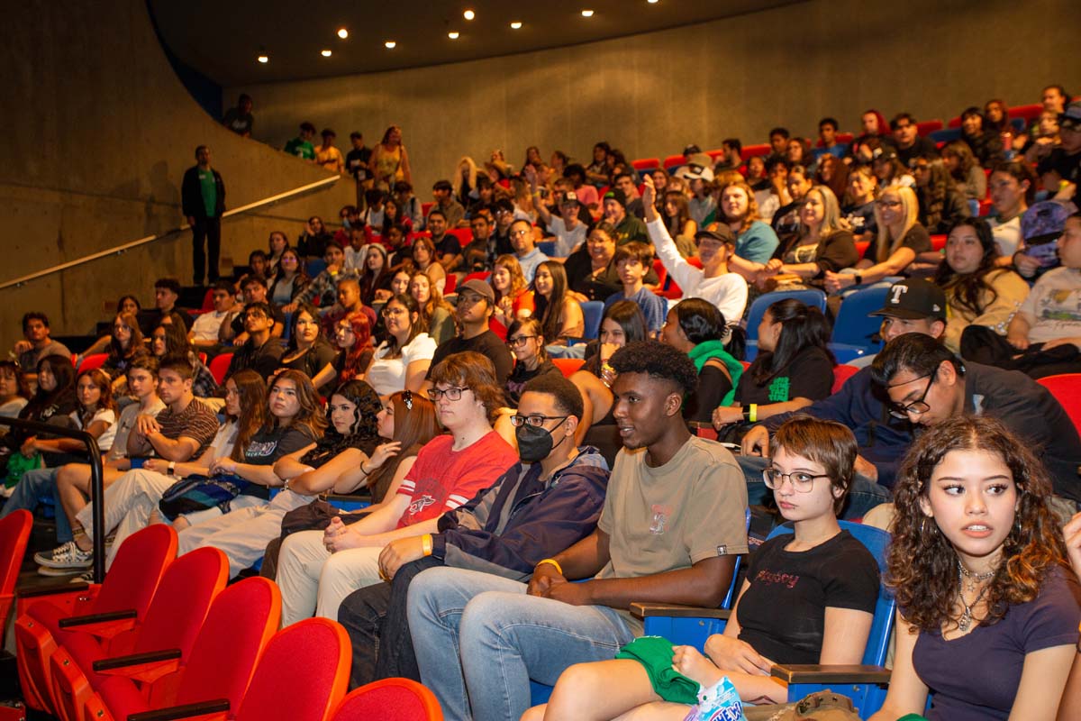 People enjoying Senior Day