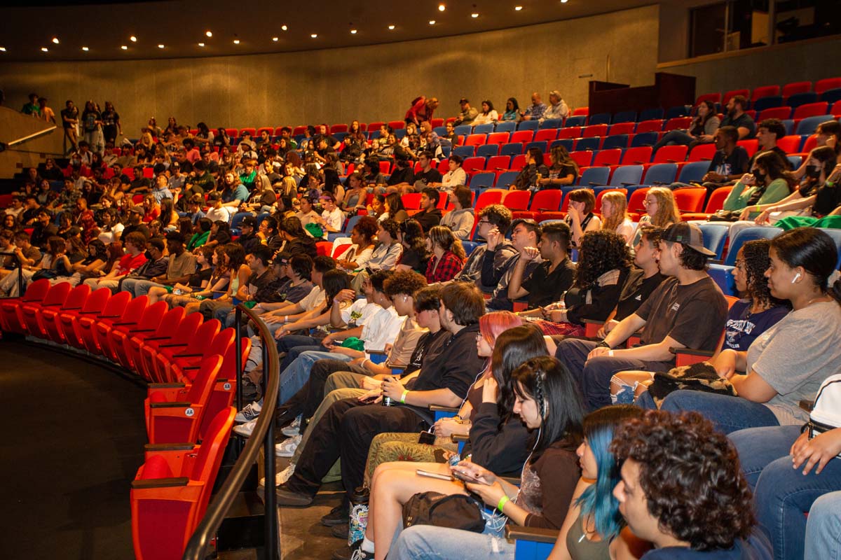 People enjoying Senior Day