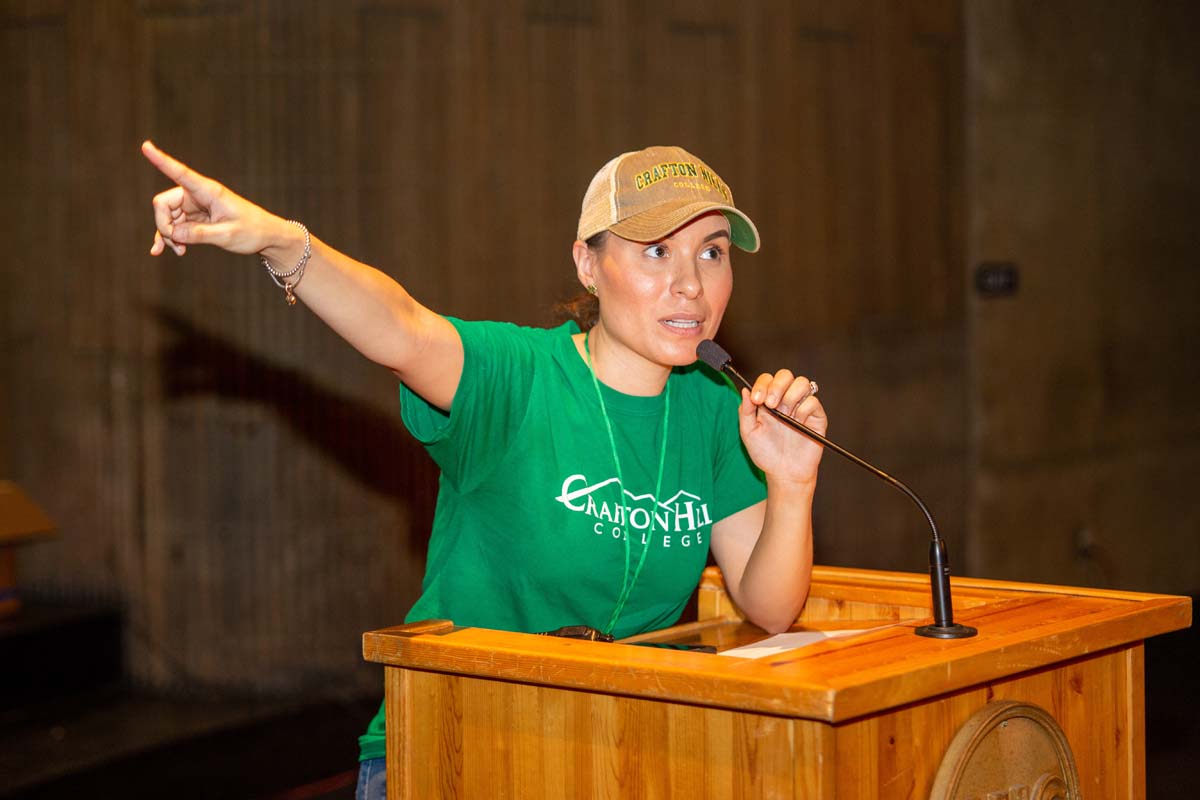 People enjoying Senior Day