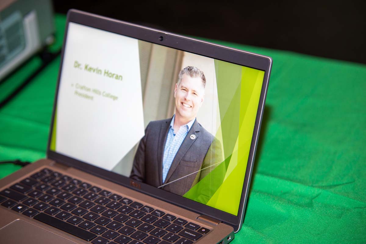 People enjoying Senior Day