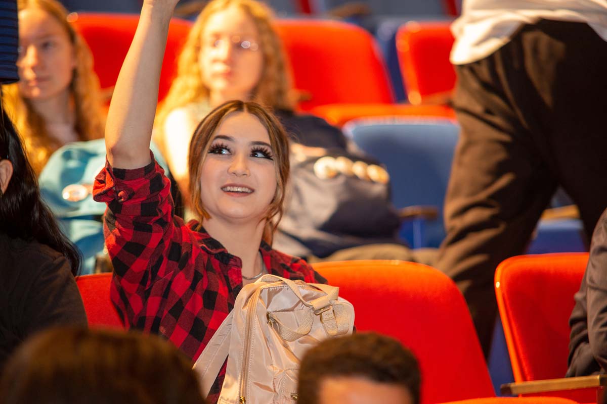 People enjoying Senior Day